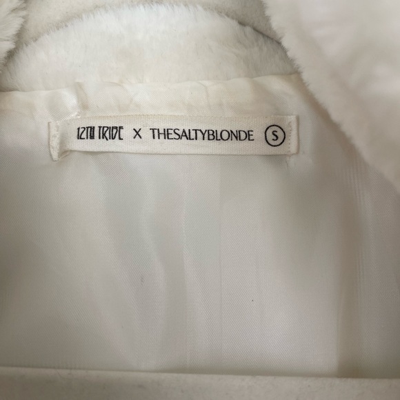 12th Tribe x The Salty Blonde Cooper Faux Fur Fringe Jacket - Picture 5 of 6